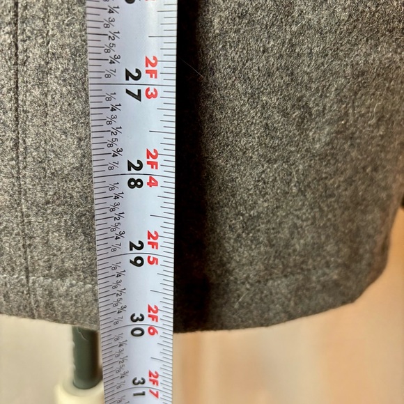 Guess 54% Wool Military Army Outdoor Coat– Men’s Medium- Gray Safari Rare Luxury - Picture 12 of 15